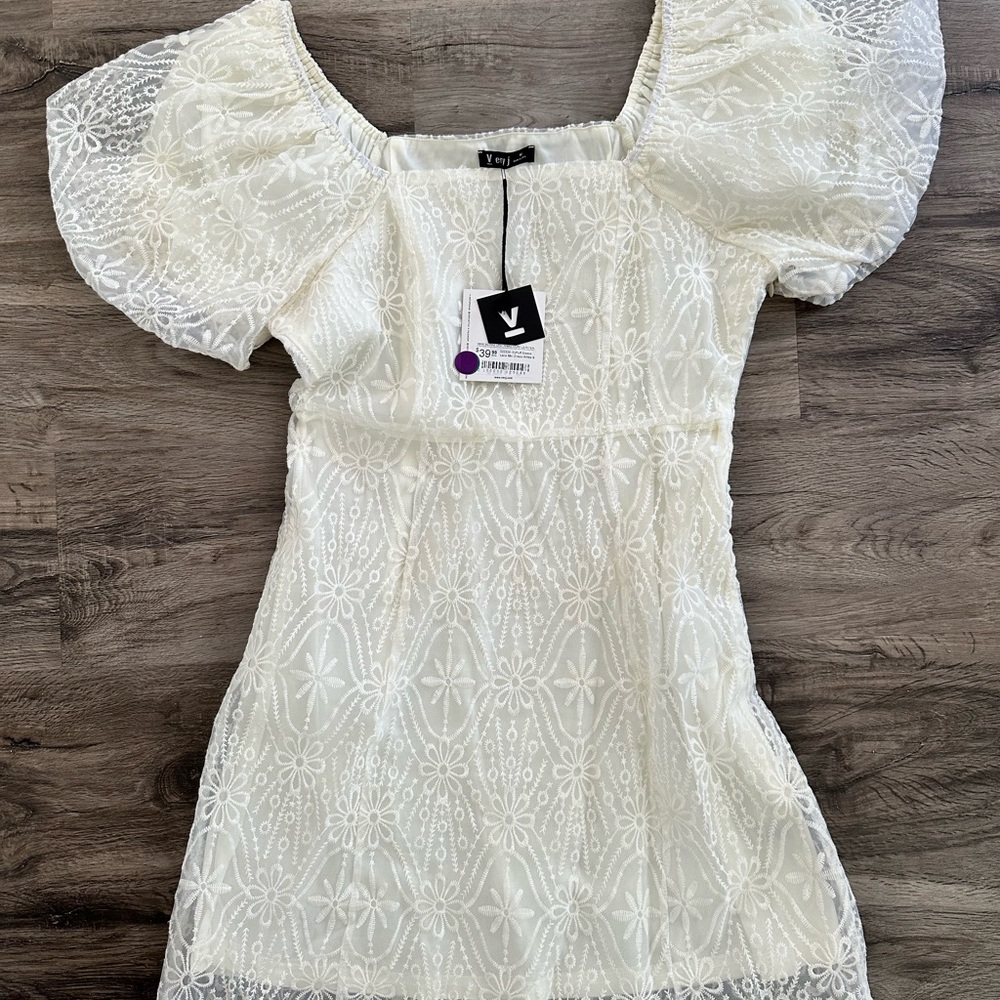 NWT White Lace Dress